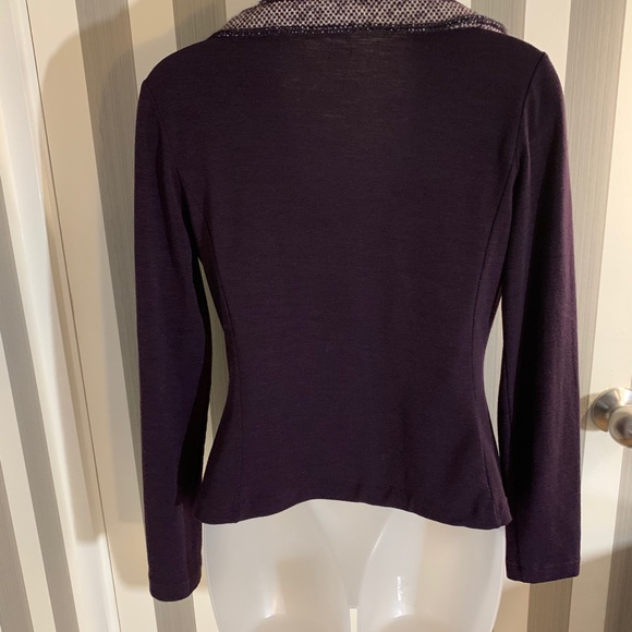Siste’s Italy fitted jacket deep purple sz S - Picture 2 of 3